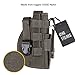 OneTigris Molle Belt Holster for 1911 45 92 96 Glock (Ranger Green - Right Handed)