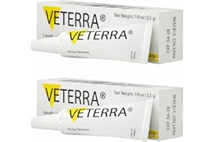Veterra Eye Health Cream for Cats,Dogs and All Pets 1/8 oz /3.5gr - Pack of 2