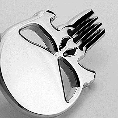 Chenhao15sdf ID car auto 3D emblem sticker decal SKULL Badge THE PUNISHER 100% metal new