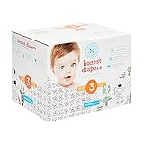 Honest Baby Diapers, Club Box, Skulls & Space Travel, Size 3, 68 Count