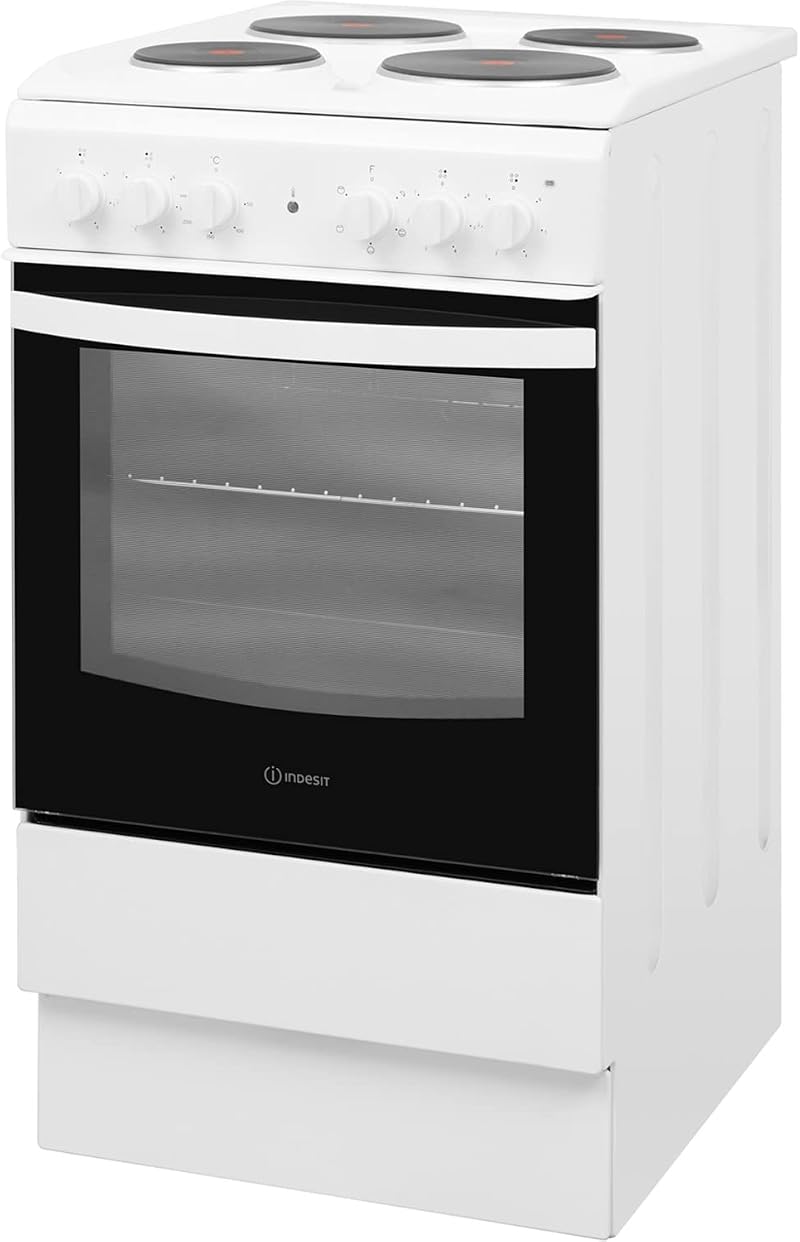 Indesit Freestanding IS5E4KHW 50cm Electric Cooker White 61L Oven