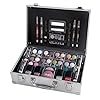 Briconti Zmile Cosmetics Coffret Maquillage Mallette en Aluminium, 51 Pièces, 1 Unité