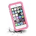 EFFUN Waterproof Case for iPhone 5/5S/SE Case(for SE 2016 4.0 INCH), IP68 Certified Waterproof Dustproof Shockproof Case Fully Sealed Underwater Cover with Built-in Screen Protector Pink