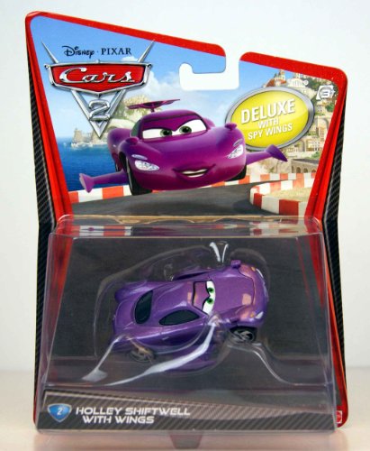 Disney Pixar Cars 2 Holley Shiftwell Deluxe with SPY Wings 1:55 Scale ...