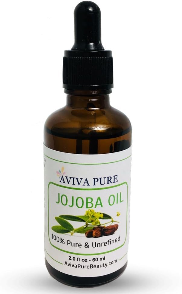 100% Pure Unrefined Jojoba Oil - Dry Oil for Face, Good Jojoba Oil for Hair and Nails. Natural Moisturizer for Face, acts like a Serum - 2fl.oz
