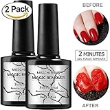 VieBeauti Professional Magic Gel Nail Polish Remover, Lift Soak-Off Gel Nail Polish Easily. 2Pcs