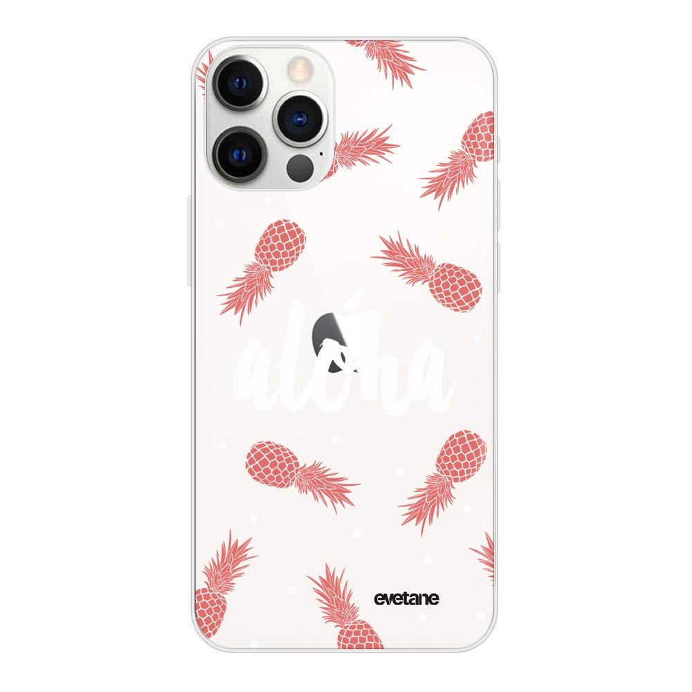 Evetane Case for 6.1 inch iPhone 12/12 Pro, Aloha Pineapple — image 1