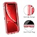 Coolden Case for iPhone XR Cases Protective Glitter Case for Women Girls Cute Bling Sparkle Heavy Duty Hard Shell Shockproof TPU Case for 6.1 Inches Apple iPhone XR 10R, Red