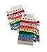 Taekwondo Silhouettes Hair Elastics Ribbon Ties (2 Cards,16 Hair Ties) Girls Martial Arts Karate Kickboxing Sports Self Defense No Crease Ponytail Holders Pony Tail Holder Ouchless Ribbon Bands