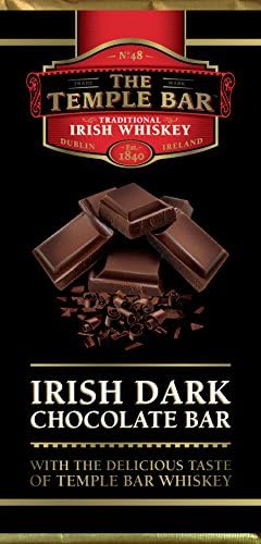 The Temple Bar Irish Dark Chocolate with the Taste of Temple Bar Whiskey 90g