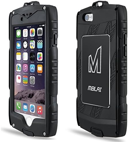 iPhone 6s Plus Case [Heavy Duty]Dual Layer[Anti Collision][Drop Protection][Shock Proof]Case with Builtin [Screen Protector]&amp; Climbing Hook for iPhone 6s Plus &amp; iPhone 6 Plus(Black)