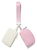 Viverte Mini Zip Around Keychain Wristlet Wallets