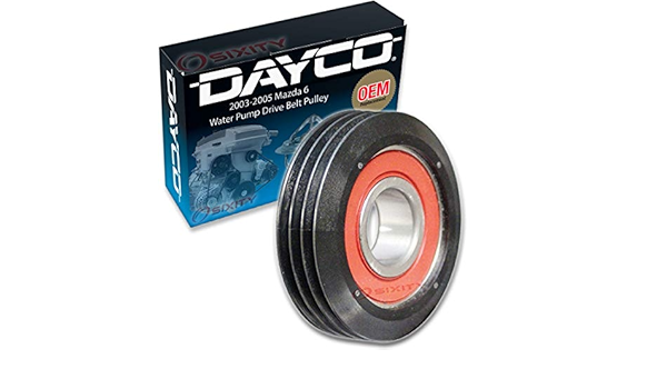 Amazon Com Dayco Water Pump Drive Belt Tensioner Pulley Compatible With Mazda 6 3 0l V6 2003 2005 Engine Accessory Belts Cooling System Automotive