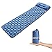 CSHope Sleeping Pad Ultralight Waterproof Self Inflating Sleeping Bag with Attached Pillow for Camping Hiking and Trekking