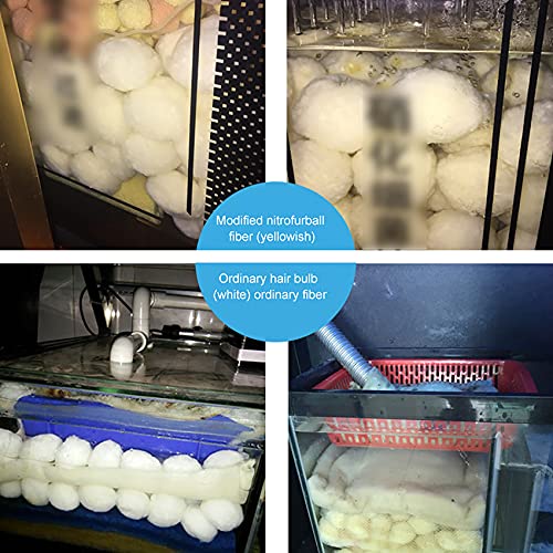 Tee Vee Pool Filter Balls Eco-Friendly Fiber Filter Media 1.5lb for Swimming Pool Sand Filters (Equals 50 lbs Pool Filter Sand)