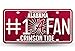 Rico NCAA Alabama Crimson Tide Bling #1 Fan Metal Auto Tag Plate, 12 x 6-Inch, Silver