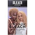 Bleach London Low and Slow Bleach Kit - Gentle Lightening for Curly, Coily and Fine Hair - Lifts Up to 6 Levels - Includes Bond Restoring Mask - Suitable for All Hair Types - (Complete Kit)