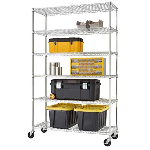 Trinity 6-Tier Wire Shelving Rack - Image 2