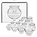 Glass Cupping Therapy Set With Guidance On Application And Aftercare - Multi Size 12 Piece Pack