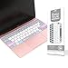 VFENG Premium Keyboard Cover Skin with MAC OS Shortcut Hot Keys for 2016-2019 MacBook Pro Without Touch Bar 13 Inch (Model: A1708) and 2015-2017 12 Inch (Model: A1534), US Version