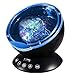 Ocean Wave Projector, Night Light Projector, LBell Sleep Sound Machine with Remote, Music Player, Timer, Room Decor for Infant Baby Kids, Nursery Living Room and Bedroom (12LED Black New)