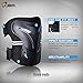 JBM Presents Special Multi Sport Protective Gear Knee Pads and Elbow Pads with Wrist Guards for Cycling, Skateboard, Scooter, BMX, Bike (Blue and Dark, Adult)
