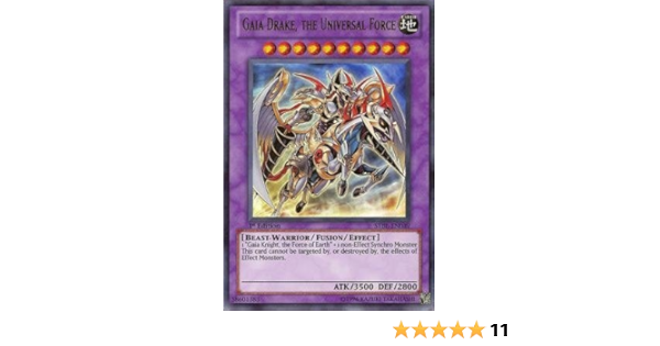 Amazon Com Yu Gi Oh Gaia Drake The Universal Force Stbl En039 Starstrike Blast 1st Edition Ultra Rare Toys Games
