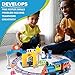 Minmi Motorized Train Set and Tracks Building Blocks - Battery Operated (107 Piece Set - Jumbo)
