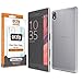 Orzly® - FlexiSlim Case for Sony Xperia X Performance Smartphone (2016 Model) - Super Slim (0.35mm) Protective Phone Cover in Semi Transparent White