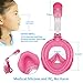 WitMoving Easybreath Kids Snorkeling Mask Full Face 180° full view Panoramic Diving Anti Fog Anti Leak for Children