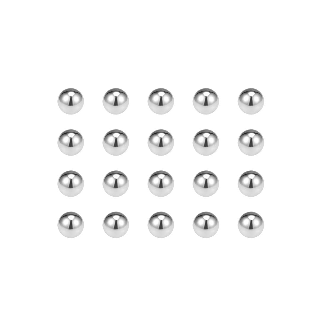 uxcell 11mm Bearing Balls 304 Stainless Steel G100 Precision Balls 50pcs