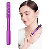 Betypura Facial Roller - Uplift Facial Massaging Beauty Roller, Face Massager Roller, Face Rollers for Women, Portable 7.6" Purple Beauty Roller for Face, Eye, Neck, Chin, Skin - 24-Stone