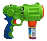Bubble Gun, Extreme Bubble Blowing Blaster, Large, Motorized, Rainbow Bubbles