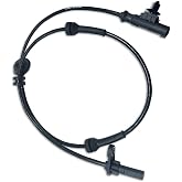 Fiknonk 1 PC Rear Left/Right ABS Wheel Speed Sensor, OEM 3630050U2010 Anti-lock Brake Sensor Direct Replacement, High Temperature Resistant Durable Design, Compatible with Heyue Models (Black)
