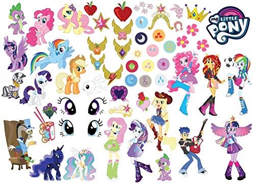 My Little Pony Wall Stickers for Kids Bedroom Nursery Decoration