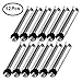 TTBD 12pcs 5 Inches Stainless Steel Cannoli Form Tubes, Cream Roll Horn Molds Cannoli tubes - Diagonal Shaped