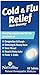 NaturalCare Cold & Flu Relief, Homeopathic Tablets, 60ct | May Provide Support Through Congestion, Cough, Headache, Sore Throat, Runny Nose, Body Aches, Fever, Chills