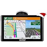 Car GPS,7inch GPS Navigation Includes Postcodes, Speed Camera Alerts & POI Lane Assistance, Pre-lnstalled 2019 Latest North America Maps Free Lifetime Updates