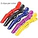 Prong Sectioning Clips - Stainless Steel Duckbill Barrettes for Hairdressing and Salon Styling