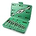 GORCHEN Damaged Screw Extractor Set Remove Stripped or Broken Screws Bolt Fastener Easy Out with Right Handed Boring Drill Bit Set 3-10mm 11pcs