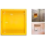 Uni-Green Tile Shower Niche Recessed Square inside dimension 14" ×14 " × 4" D Shower Shelf for Bathroom Niche Storage and Bui