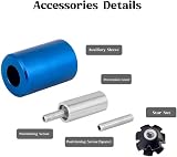 MUXSAM 4Pcs Bike Fork Star Nut Set Aluminum Alloy 28.6mm Compatible view 2
