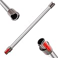 Qygba Replacement Wand Tube for Dyson Stick V15 V11 V10 V8 V7 Vacuum Parts, Extension Vacuum Replacement Parts, 28.7 In (Silver)