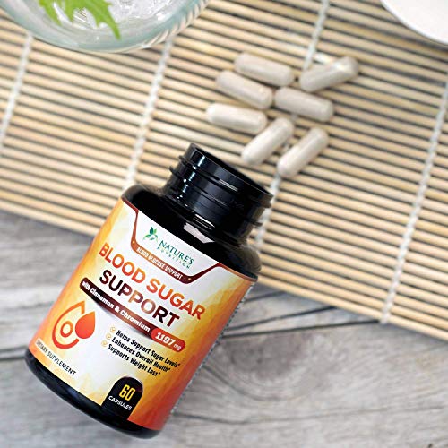 Blood Sugar Support Supplement Highest Potency Glucose Levels Control 2000mg - Natural Insulin Stabilizer - Made in USA - Best Vegan Complex w/Cinnamon, Alpha Lipoic Acid & Chromium - 60 Capsules - Thumbnail 3