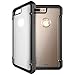 MOOSENG iPhone 7 Plus Case, Moonmini Hybrid Armor Transparent Clear Hard PC Back Panel + TPU Bumper Shock Absorbing Protective Case Cover for iPhone 7 Plus Black