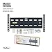 VonHaus Fixed TV Wall Mount Bracket, Ultra Slim and Space Saving for Most 15-42 inch LCD LED 3D Plasma Flat Screen TVs, Strong 88lbs Weight Capacity