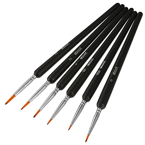 eBoot-6-Pieces-Detail-Paint-Brush-Set-Miniature-Brushes-for-Watercolor-and-Acrylic-Painting