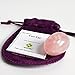 Polar Jade Rose Quartz Yoni Egg, Undrilled, Small Size, Pink Love Stone, for Women for Strengthening Pelvic Floor Muscles and for Countering Stress Adult Urinary Incontinence (Small (35x25mm))