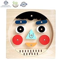 Wooden Puzzles - Face Emotion Toys for Kids - Preschool Puzzles for Toddlers - Educational Games - Puzzles for 3 Year Olds