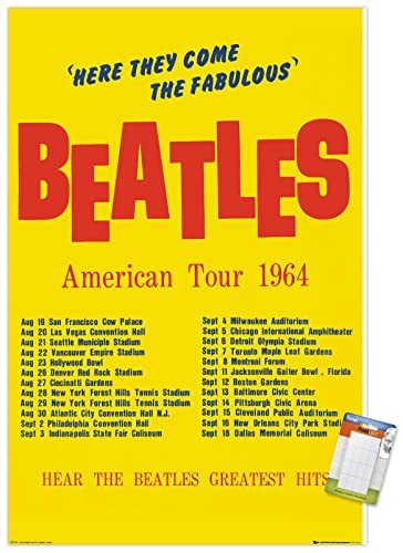 Trends International The Beatles - American Tour 1964 Wall Poster, 22.375" x 34…